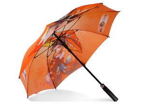 China Strong Windproof Golf Umbrellas Customized Logo Heat Transfer Printing wholesale