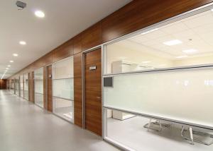 China Commercial Office Glass Partition Wall System 42db - 45db Sound insulation wholesale