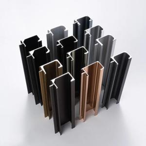 China 6061F Aluminium Profile Edge Aluminum Metal Frame Glass Doors For Cabinets wholesale