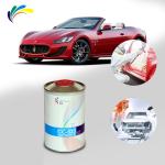 Professional Orange Red Car Paint Top Coat 5L For Long Lasting Finish
