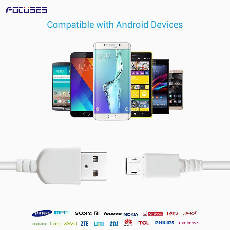 ROHS Micro USB Data Transfer Cable Micro USB Charging Cable 36g
