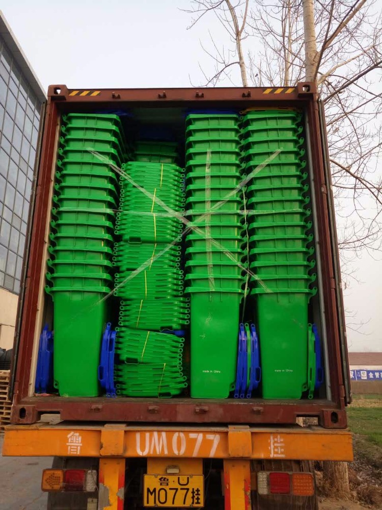 120/240/360/480/660/800/1100/1200 Liter plastic dustbin outdoor garbage dust bin