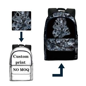 China Custom Logo Blank Sublimation Backpacks Waterproof Personalised wholesale