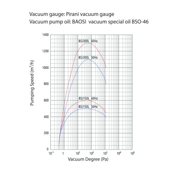 BSJ300L 300L/S Vacuum Booster Pump 50Hz 5HP Mechanical Vacuum Booster System Pump