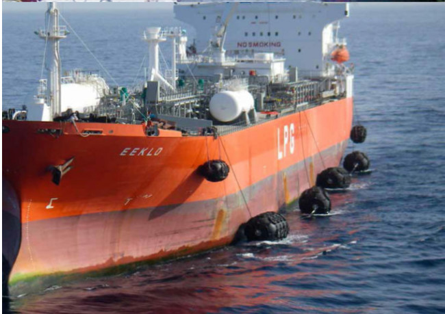 STD STS Inflatable Ship Fender Types Rubber Floating Fender Yokohama
