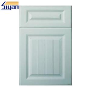 China PVC Membrane Classic Cabinet Doors Solid Color With 0.3mm Thickness wholesale