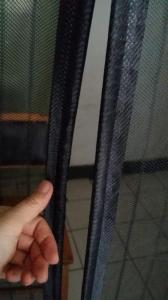 China magnetic screen door, mosquito net for window& doors,black clolor,90X210cm wholesale