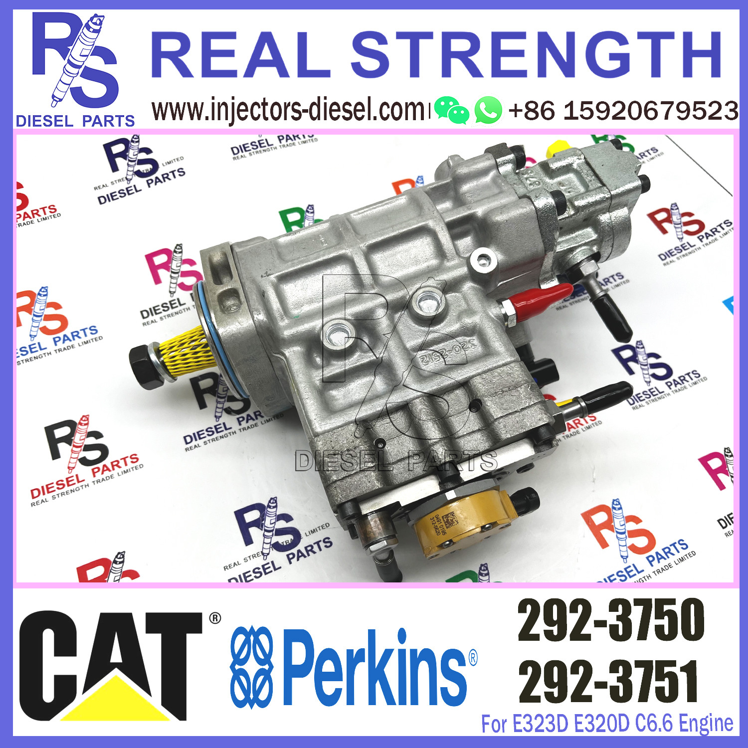 320D C6.4 Excavator Diesel Pump 295-9126 358-9084 326-4635 292-3750