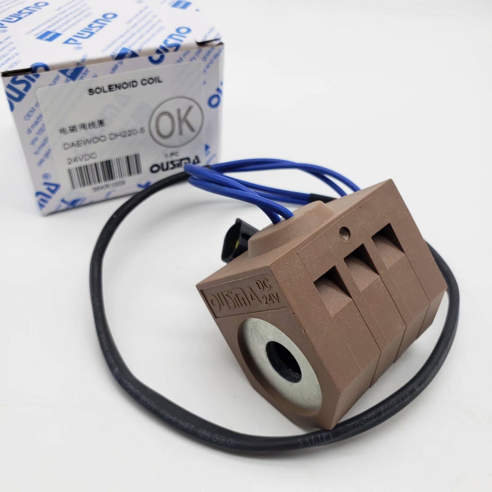 2519-9008 519-00001 24v Solenoid Coil For Excavator Doosan DH220-5