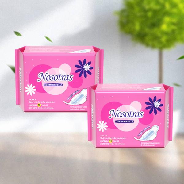 Cheap Price Wingless 155MM Sanitary Pad for Female Care Ladies Pad Disposable