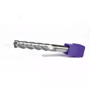 China SUNPU Heat Resistant Alloy Milling Cutter Hrc45 Coated Carbide End Mill 4 Flute wholesale