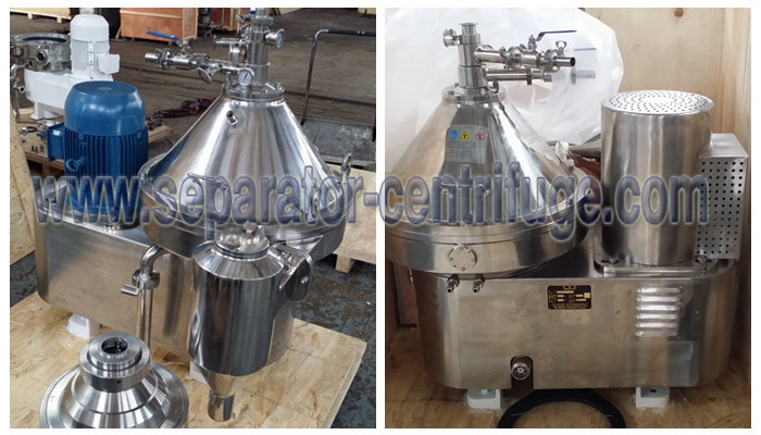 2 Phase Dairy Disc Bowl Centrifuge Continuous Self Cleaning Milk Clarify Separator