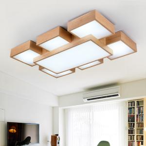 China Dark wood ceiling light Fixtures For Indoor home Lighting Fixtures (WH-WA-05） wholesale