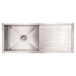 84x44cm Single Bowl Stainless Steel Handmade Sink Noise Elimination