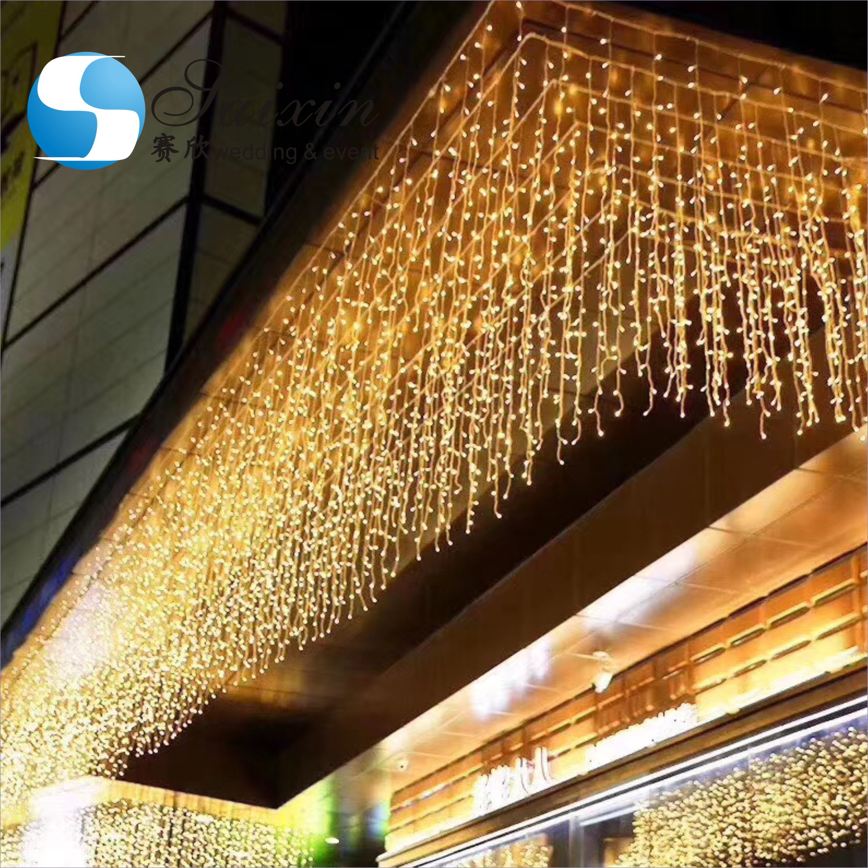 String Tube Pendant Crystal Chandelier Light For Living Room Dining Event Stage 60CM