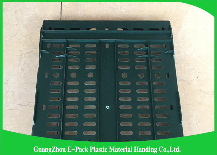 Household Plastic Food Crates Foldable Folding Solid For Fruit And Vegetable