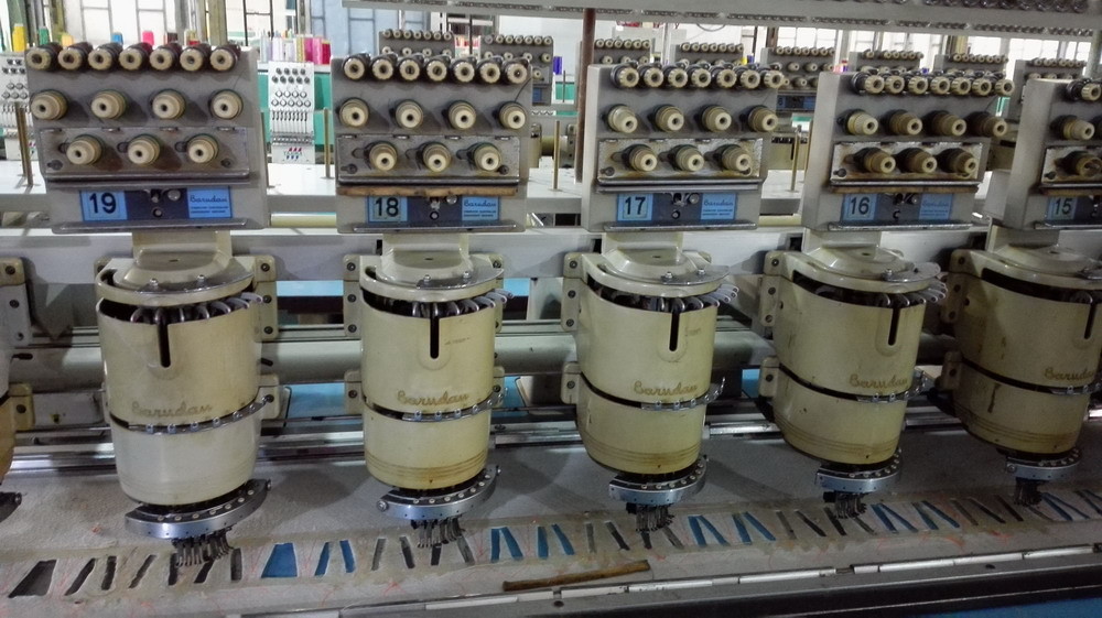 Commercial Used Barudan Embroidery Machine With Automatic Color Changing