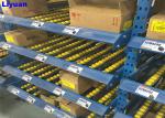 High Efficiency Carton Flow Rack Plastic Gravity Roller Stainless Steel Q235B