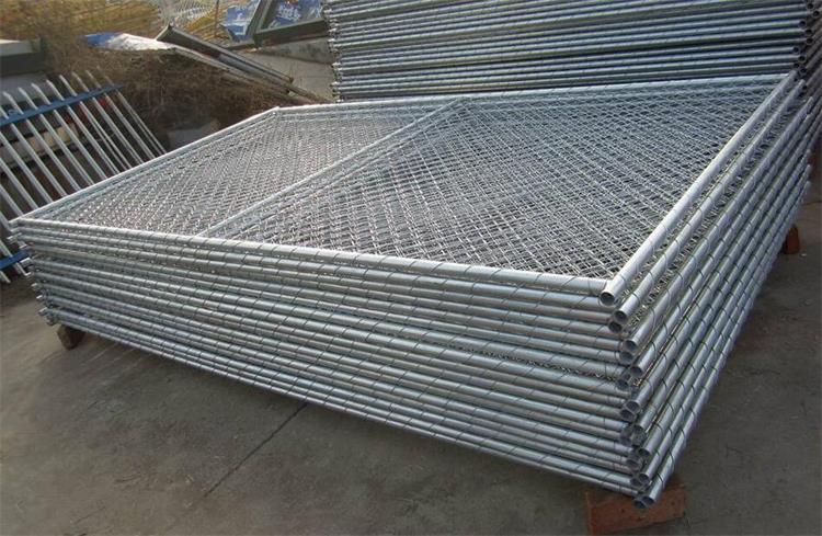 temporary chain link fence panels