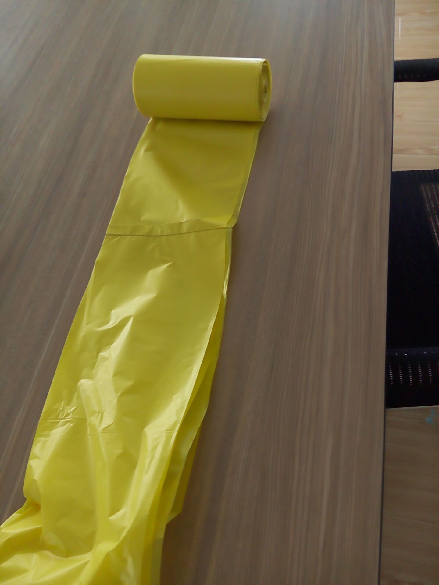 HDPE LDPE Material Disposable Trash Bags Bin Liners For Washroom Cleaning