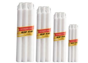 China Stick Taper Church Prayer Custom Religious Candle 30cm White wholesale
