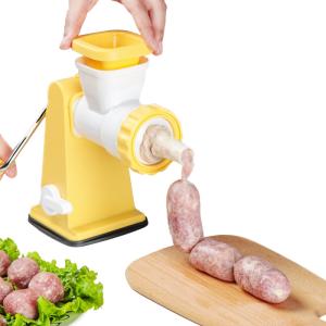 China Kitchen Manual Hand Operated Small Multifunctional Plastic Mince Meat Machine wholesale