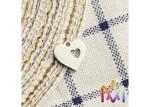 OEM Handmade Hollow Heart Shaped Engraved Bracelet Charms
