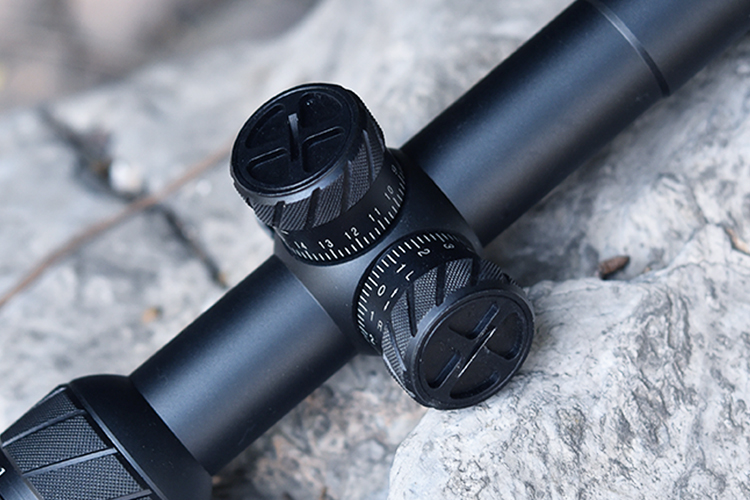 2019 Beautiful 1-8x24 Scope for Hunting Maximum Output Power 0 and Shockproof Design