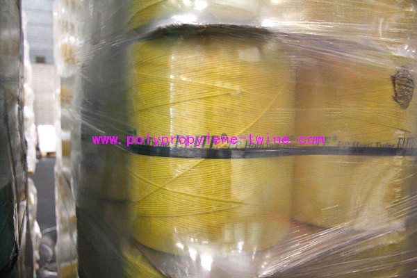 Yellow Color PP Cable Filler Material Yarn Per Meter 33-36 Twisted Environmentally Friendly