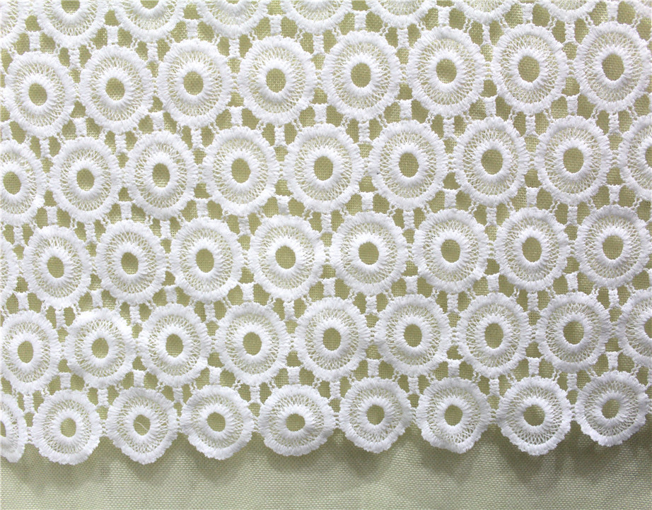 Apparel Accessories Chemical Lace Fabric Water Soluble Embroidery lace fabric