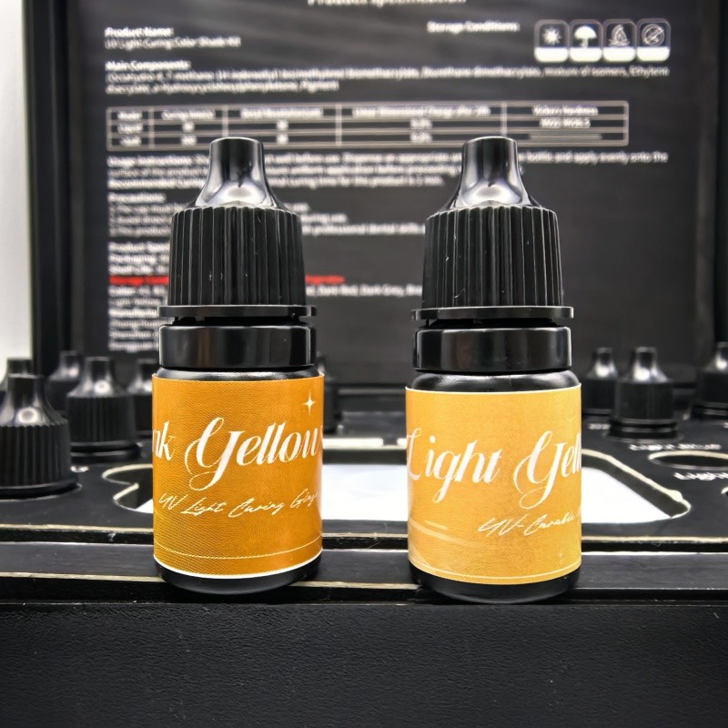 Certified Medical-Grade Materials Light-Curing Dental Resin Glaze for Natural Color Levels and Strong Biocompatibility