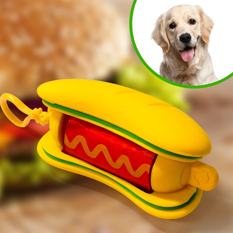 Biodegradable Dog Waste Poop Bagswith Dispenser Hot selling Customized 5% EPI Dog Poop Bag