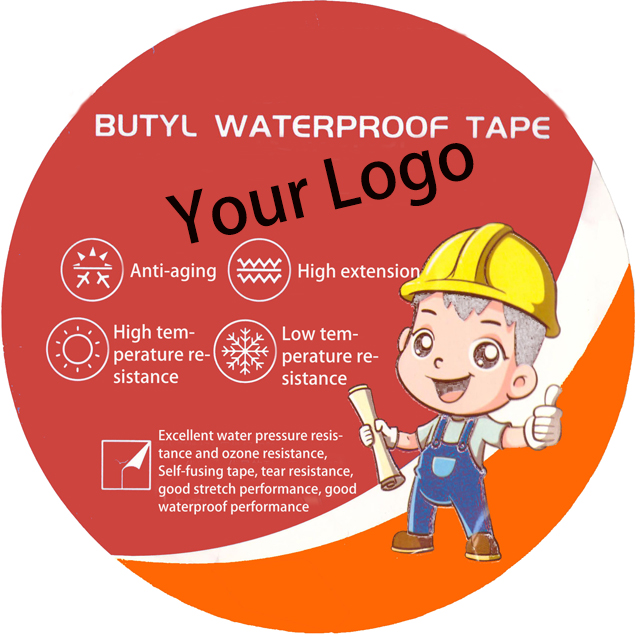 1.5mm Thickness Butyl Rubber Sealant Tape for Bituminous Roof Euro Waterproof Tape