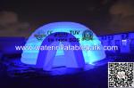 Waterproof LED Inflatable Igloo Tent , Lighting Inflatable Bar Tent