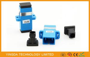 China SC Fiber Optic Attenuator 15dB For PON Network 1200 - 1650nm wholesale