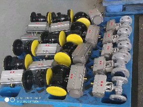 Simple effect pneumatic actuator - RATSA model Al Body Simple Effect - ISO5211