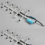 Highly Relaible Aluminum Alloy 860-960MHz Outdoor Yagi Antenna 5 Elements N/f