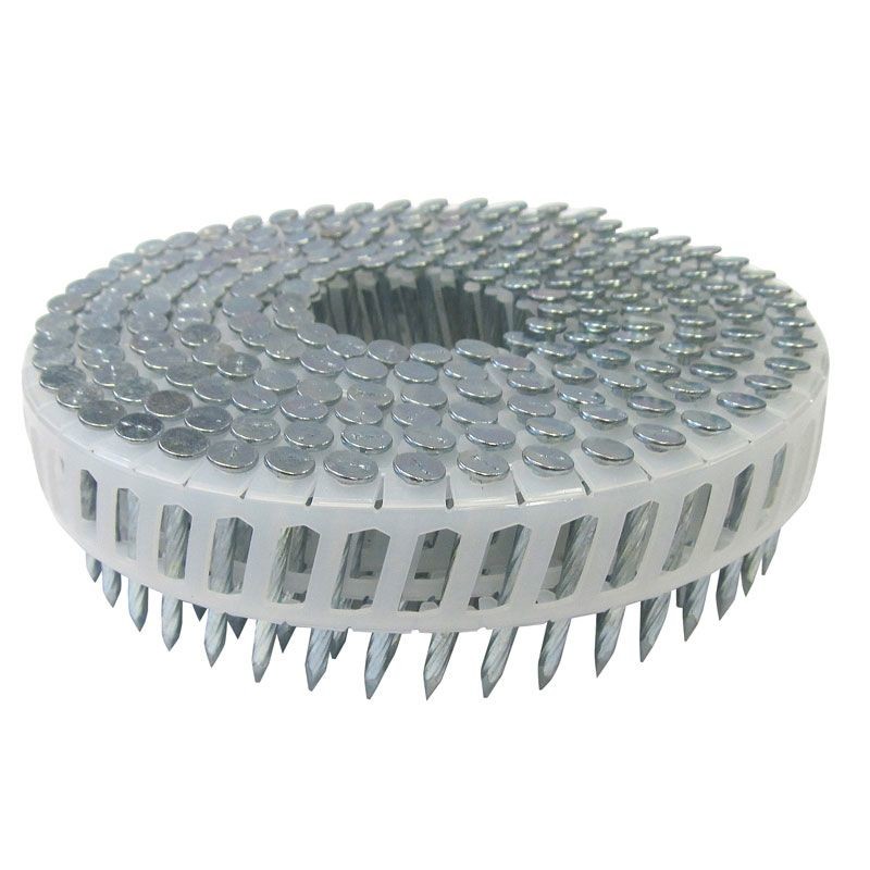 Galvanised Hardened Coil Nails Screw Shank 2.5 x 32mm FAP For Thin Metal