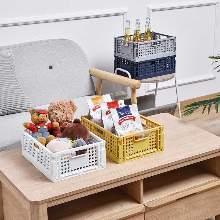Multipurpose Plastic Pantry Baskets , Reusable Plastic Container Box ISO9001