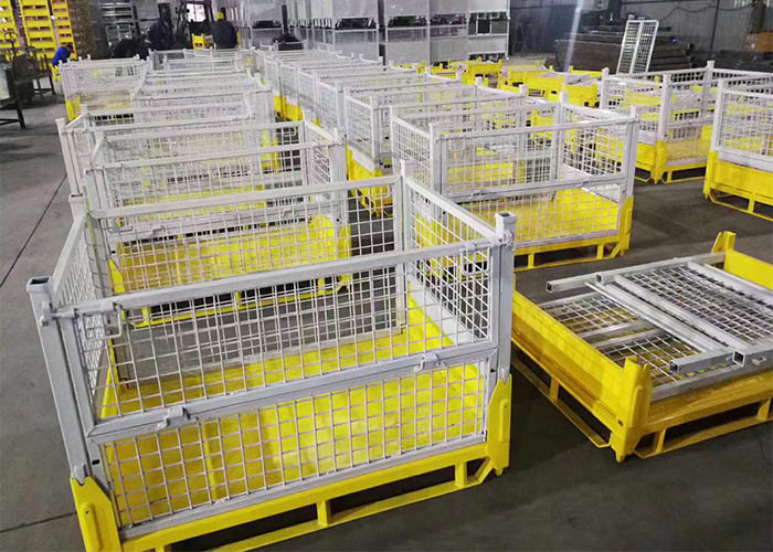 Lockable Wire Mesh Pallet Cage Container Stillage 1200x1000