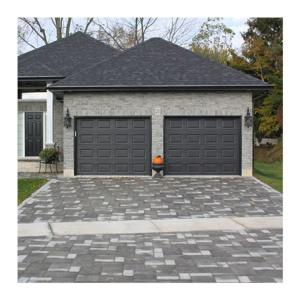 China Industrial Sectional Glass Aluminum Garage Door 6000-7000mm Width wholesale
