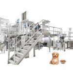 SUS304 Full Automatic Pet Food Meat Processing Machine CIP Cleaning