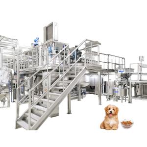 China SUS304 Full Automatic Pet Food Meat Processing Machine CIP Cleaning wholesale