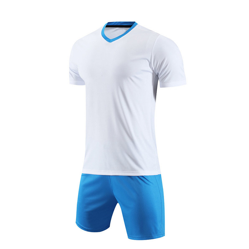 Oem Factory Manufacturer Custom Logo Mercerized Cotton Sports Team Jerseys Breathable Football Uniform Suit
