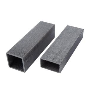 China Structural Reinforced Shaped Profiles Pultrusion GRP Fiberglass Rectangular Pipe wholesale