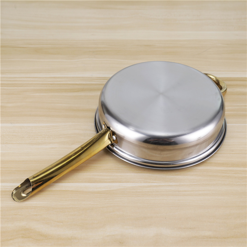 12pcs Stainless Steel Cookware 410 Cooking Kettle Frying Pan Soup Pot