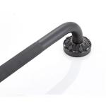 bathroom toilet grab rail black Bronze Bathroom Safety Grab Bars Chrome Knurled