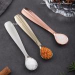 Stainless steel 18/8 mirror polishing gold color spoon rose gold spoon Silver
