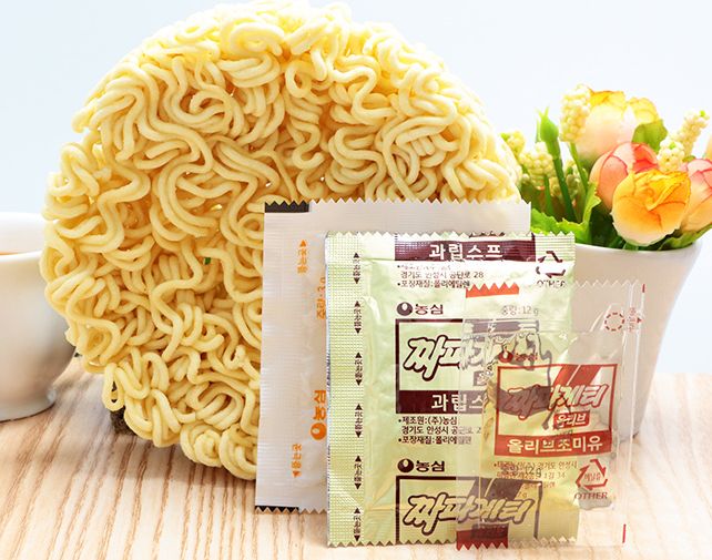 Instant Noodles Packaging Direct Heat Seal Plastic Bags Disposable