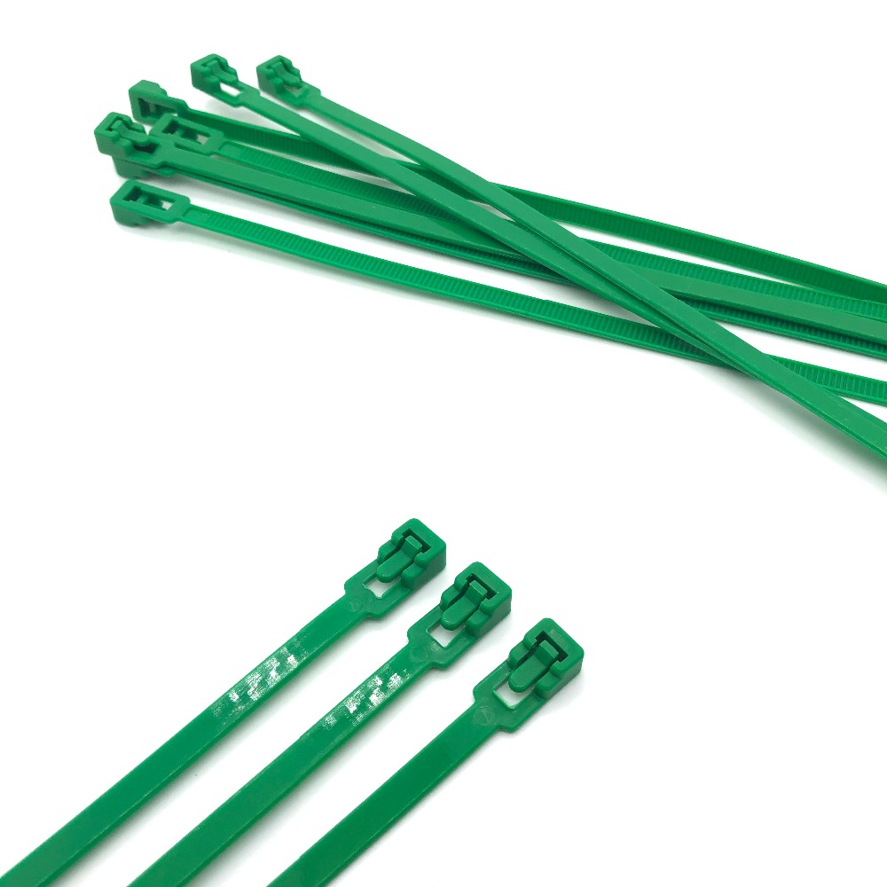 Releasable Quick Release Cable Ties Colorful Reusable 5*200MM